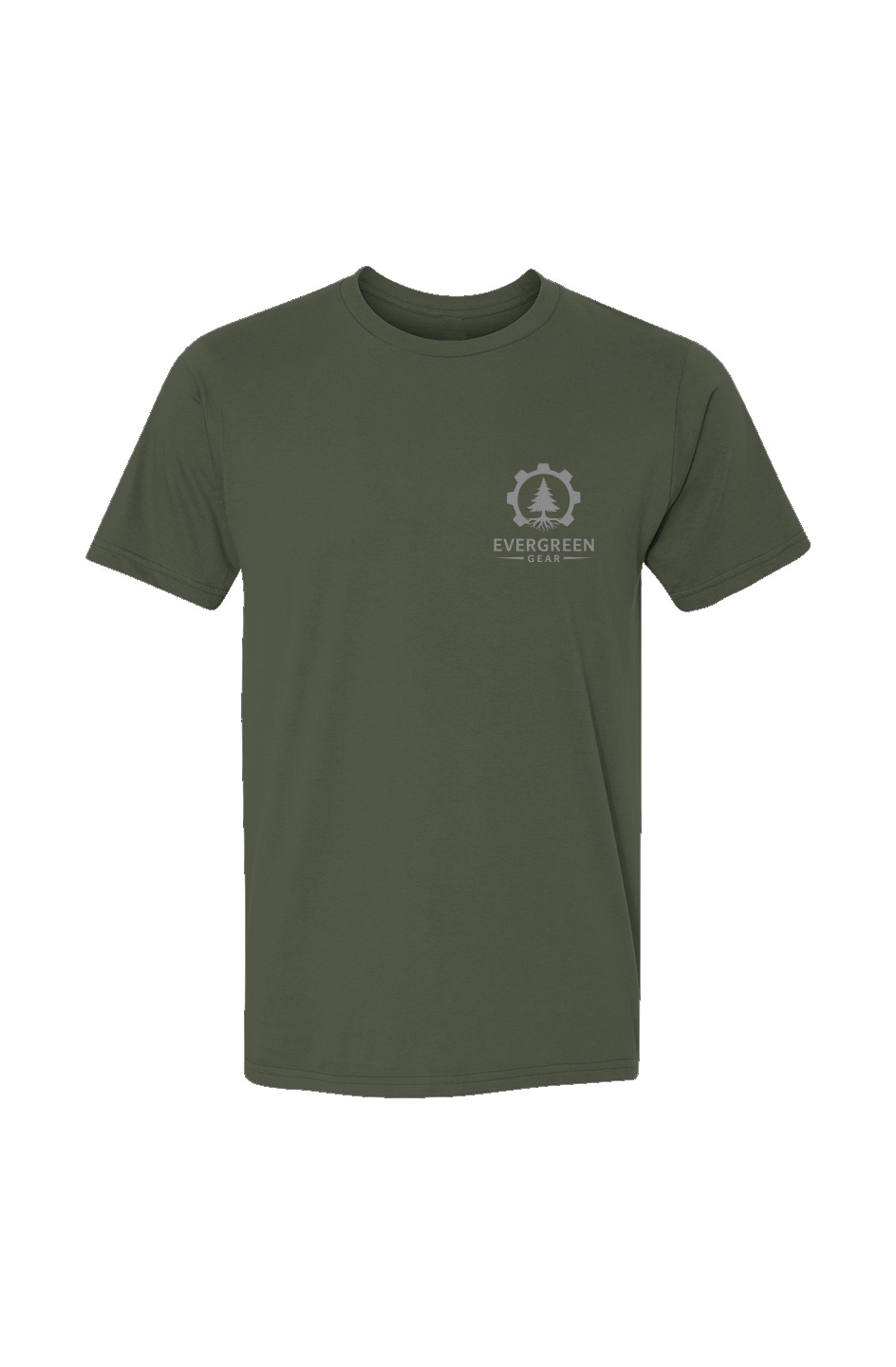 Military Green USA-Made Ringspun Unisex T-Shirt