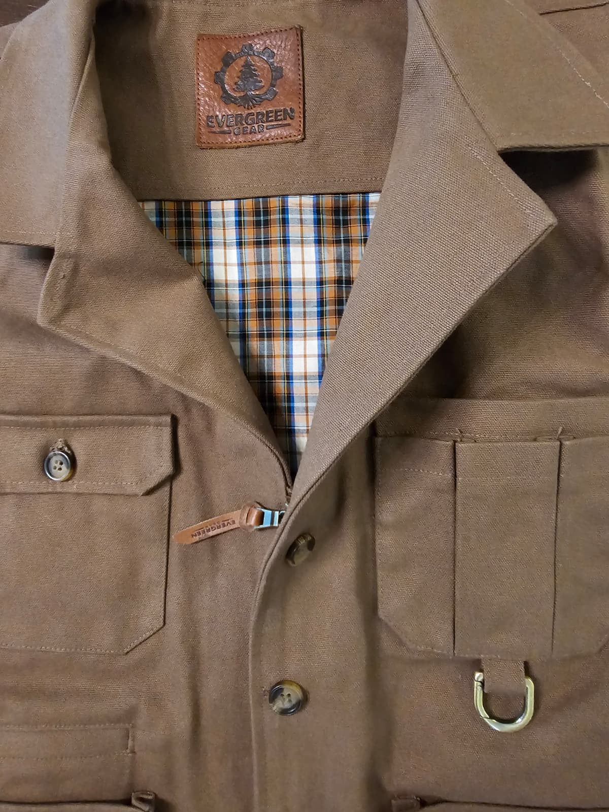 The Tobacco "Iron Tradesman" Tool Vest with Concealed Carry