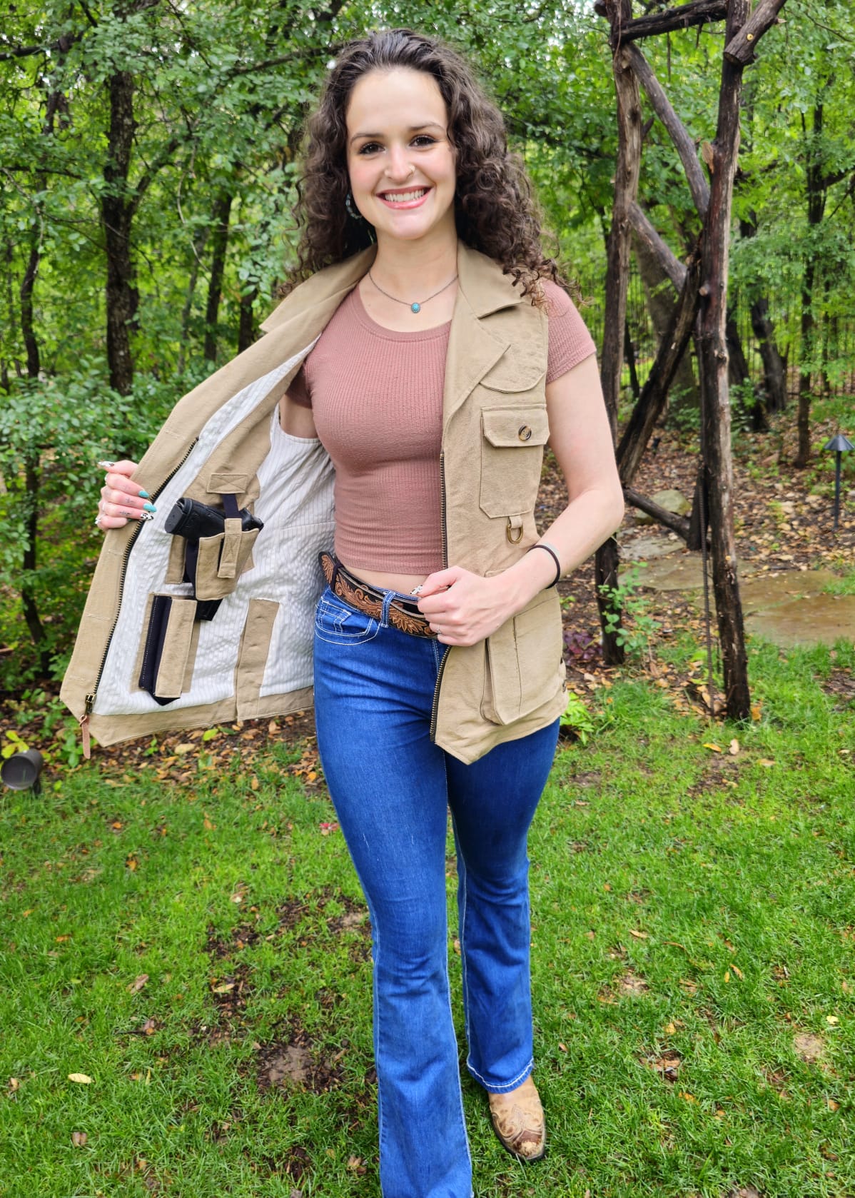 Women's Tool Vest with Concealed Carry--Coming Soon!