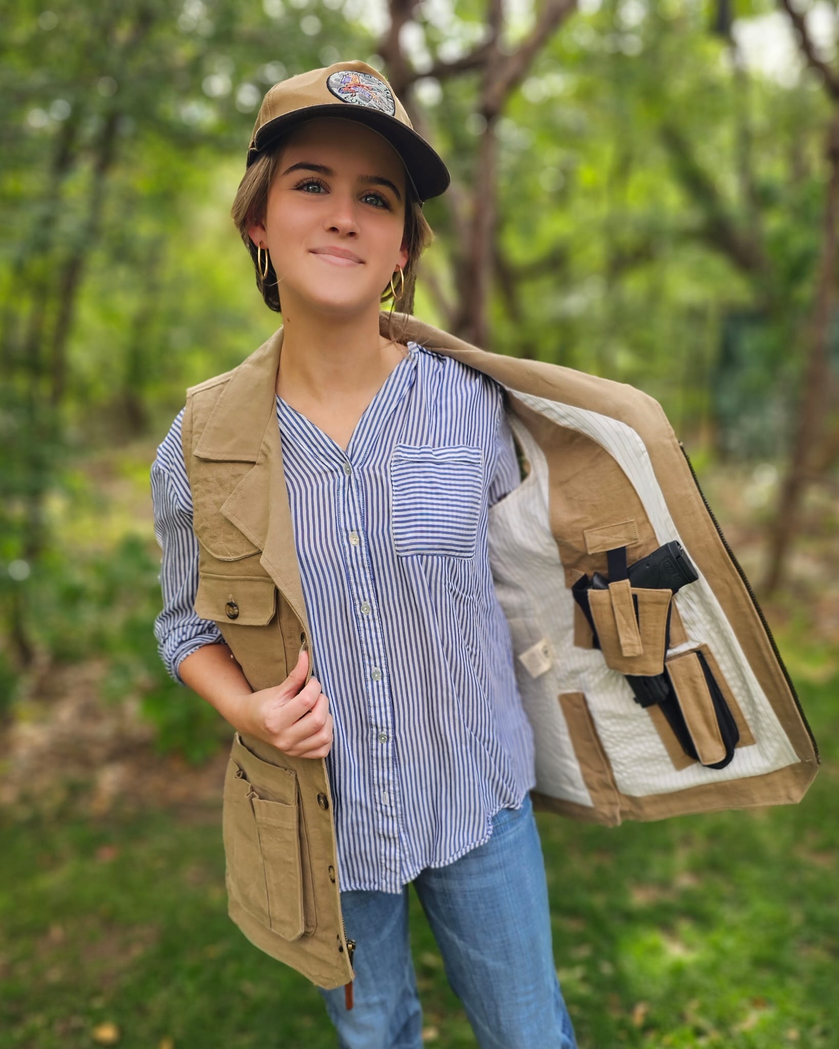 Women's Tool Vest with Concealed Carry--Coming Soon!