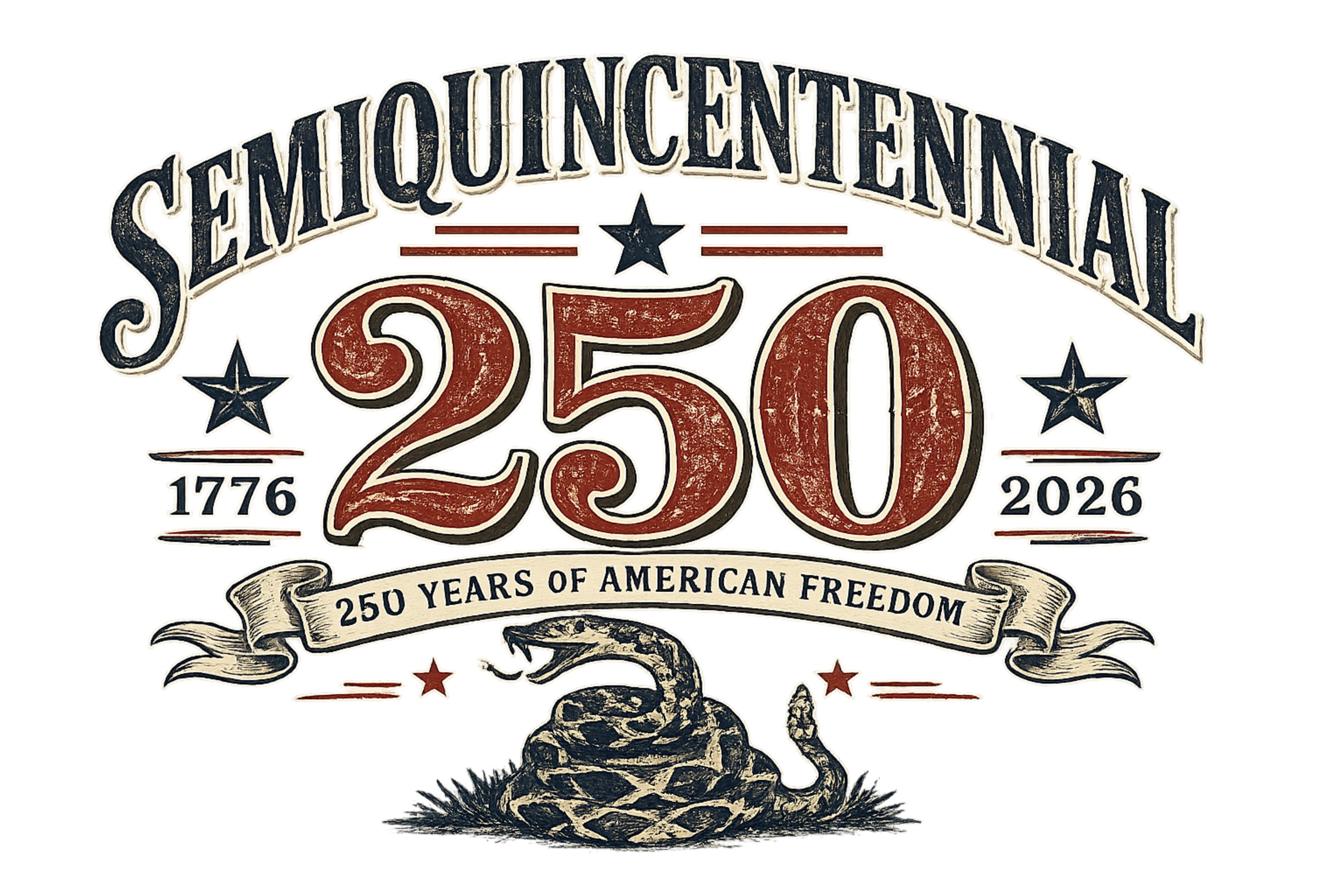 250th Gadsden USA-Made 100% cotton Ringspun T-Shirt