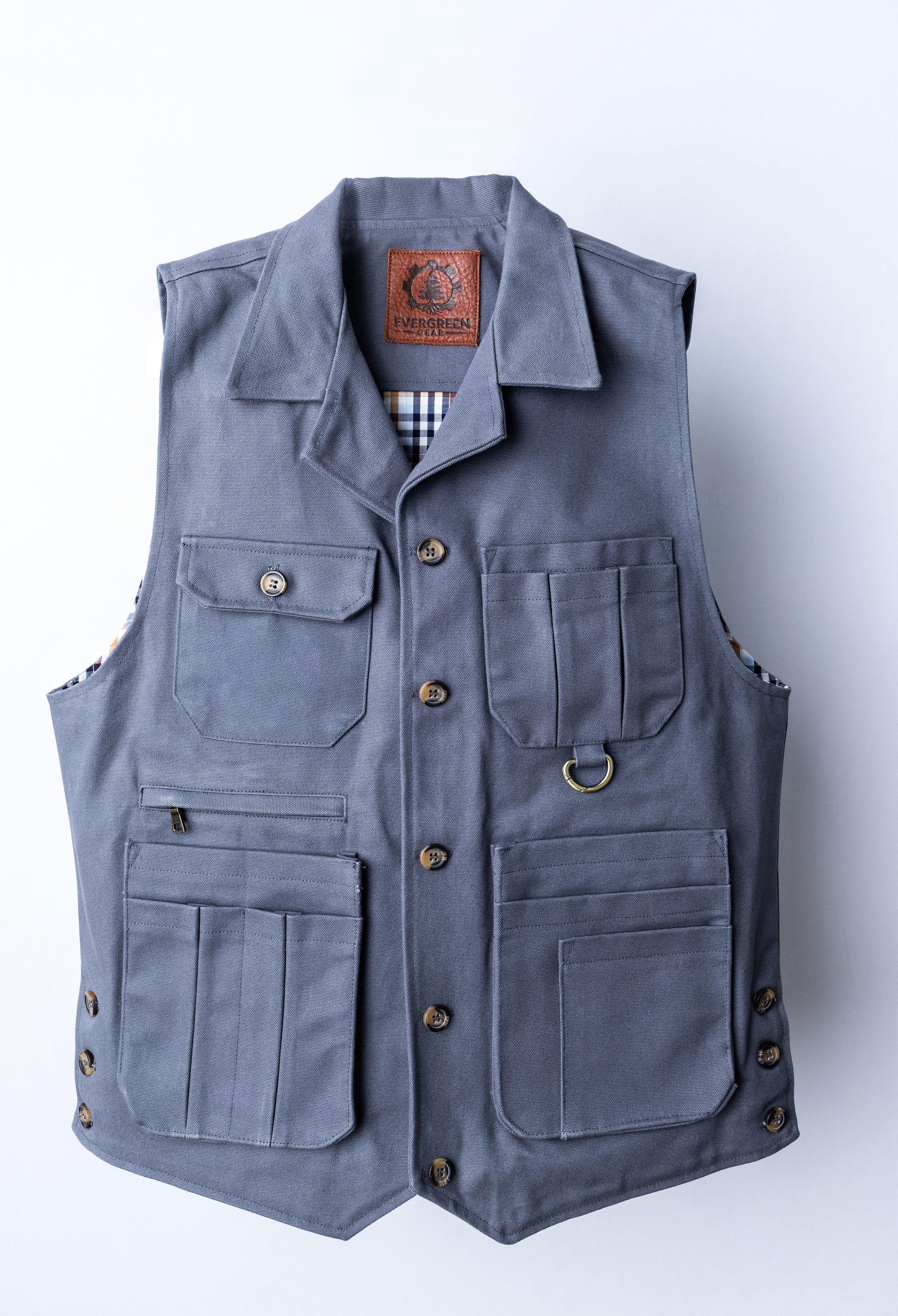 Concealed Carry Tool Vest — Iron Tradesman Grey | Evergreen Gear