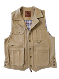 The Khaki “Iron Tradesman” tool vest with concealed carry holsters