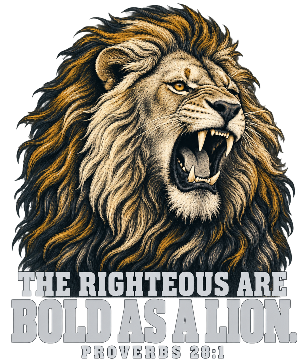 Bold As A Lion - Ultra Heavy Weight Tee